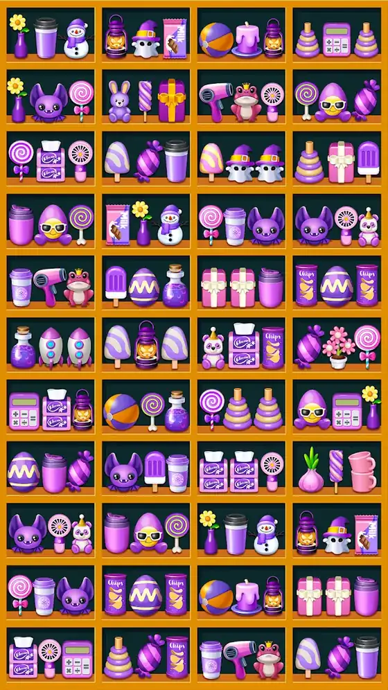 Ecrã de jogo de Goods Sort Match - Puzzle