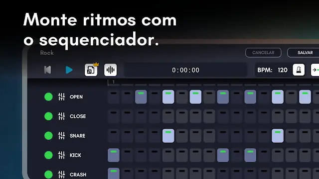 Fotograma de Real Drum: bateria eletrônica