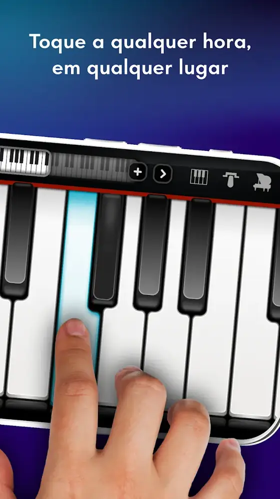 Fotograma de Real Piano: teclado eletrônico