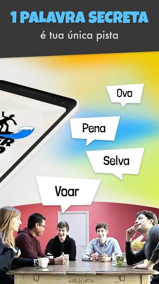 Ecrã de jogo de Undercover®: Jogo de festa